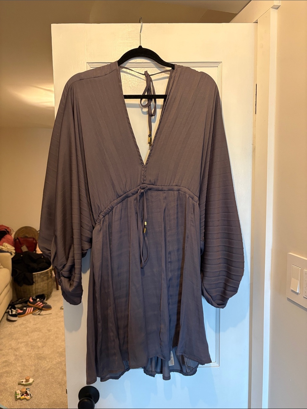 Free People Tunic Dress in Dusty Grey